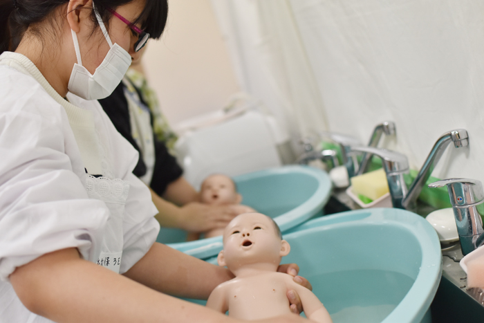赤ちゃんのお風呂 沐浴 「子どもの保健Ⅲ」