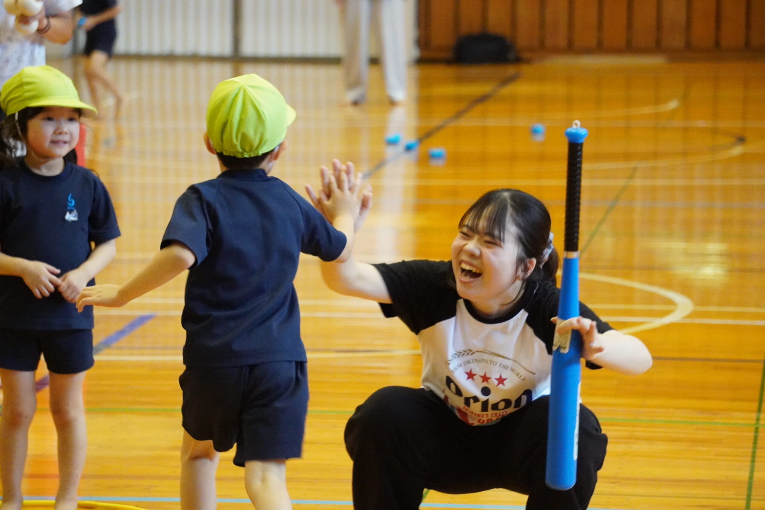 附属幼稚園の子どもたちを招いて、運動あそびイベントを開催しました！！