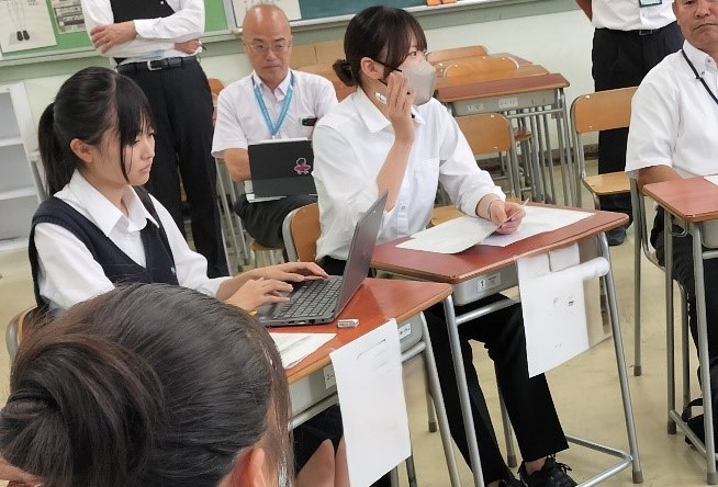 千葉県教育委員会主催「中学生・高校生との交流会」へ参加♪