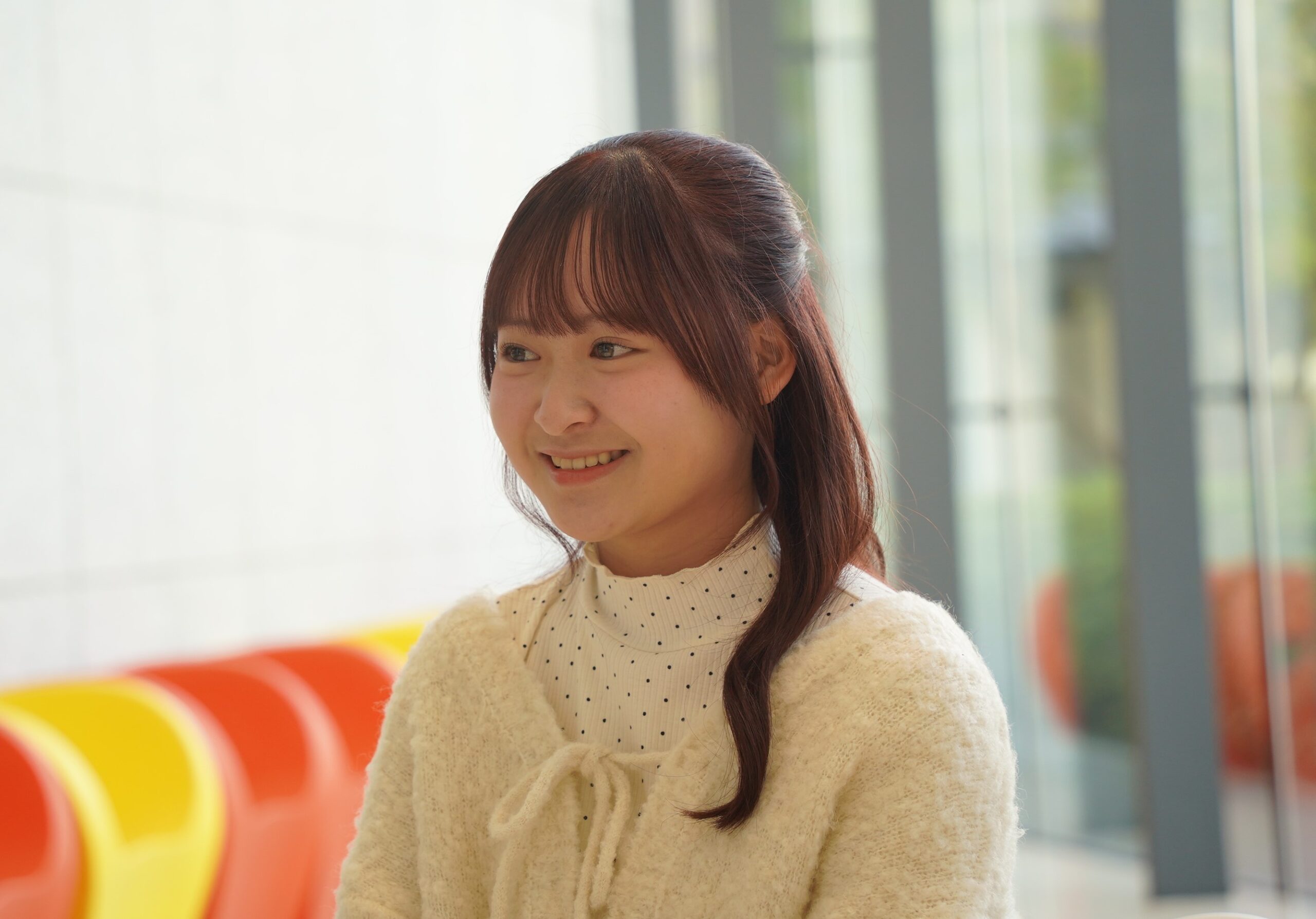 在学生紹介（14）施設も友達も先生も、充実していて心強いです