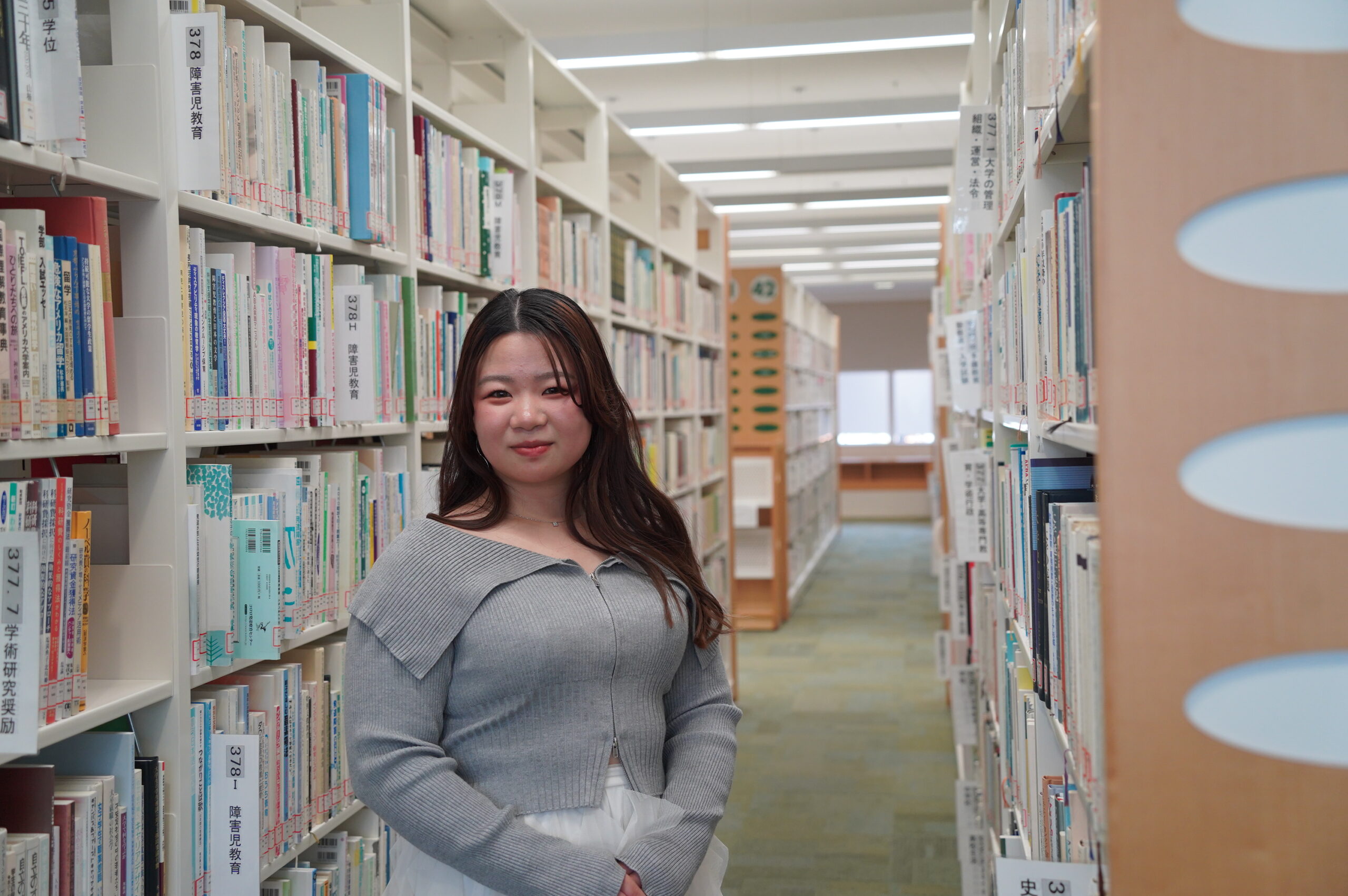 在学生紹介（16）聖徳出身の母と姉から話を聞いて入学。手厚いサポートで安心して学べた４年間