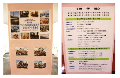 3年生 2月のアメリカ研修旅行研究レポート 発表中 人間栄養学部 人間栄養学科 聖徳大学 聖徳大学短期大学部