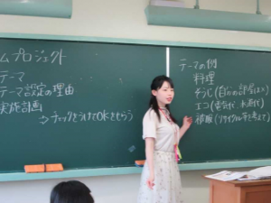 卒業生から 家庭科教諭になる夢が実現しました 人間栄養学部 人間栄養学科 聖徳大学 聖徳大学短期大学部