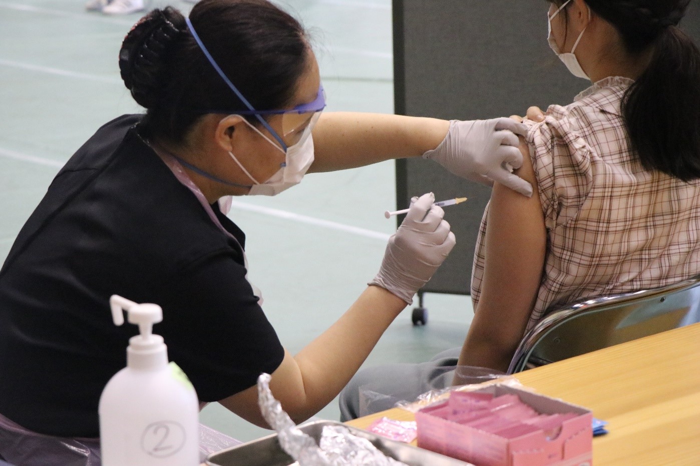 ワクチン接種に協力しました！！ 　―聖徳大学では、新型コロナウイルスワクチン大学拠点接種を実施―