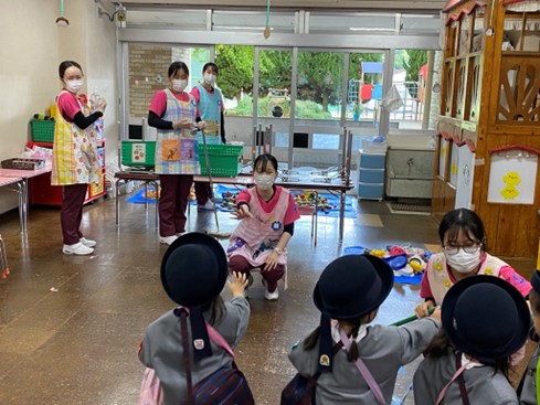 看護学部３年生、附属幼稚園での実習がはじまりました♪　