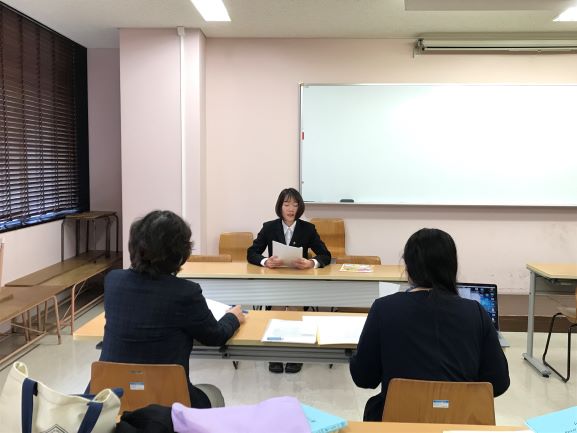 卒業論文口頭試問が行われました 心理 福祉学部心理学科 聖徳大学 聖徳大学短期大学部