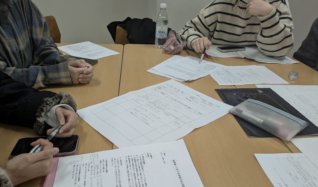 看護学科とのフィールドリンケージ授業